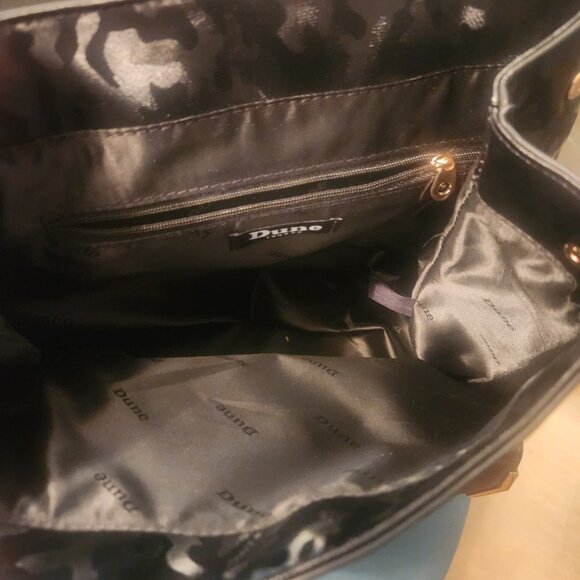 DUNE LONDON ~ Black on Black Camo BACKPACK ~ BEAUTIFUL and Rare! main image 4